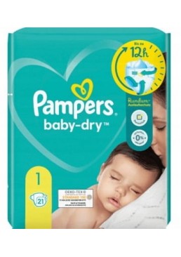 Подгузники для детей Pampers baby-dry pants 1 (2-5кг), 21 шт